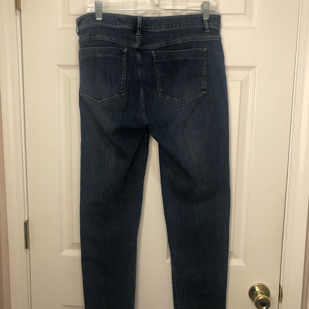 J. Jill denim weekender straight leg blue jeans, size 8 - Picture 9 of 15
